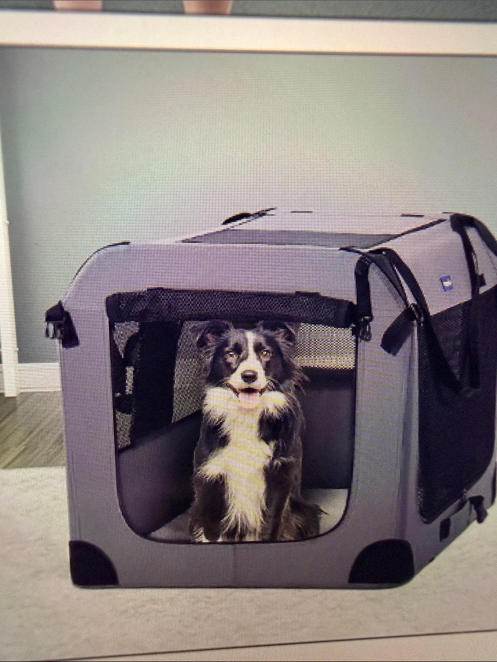 Portable /collapsable dog travel crate for medium- large dog. NWOT - Picture 2 of 10